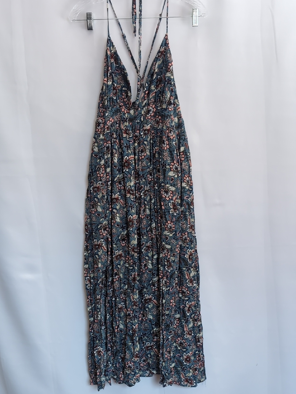 Blush Floral Maxi Dress